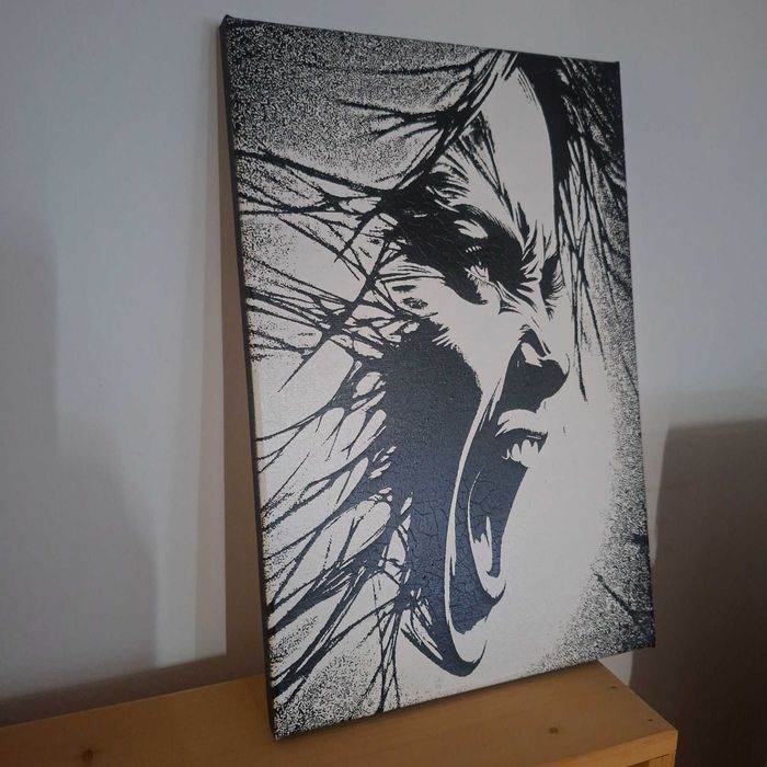 Obraz "Scream" 20cmx30cm Akryl