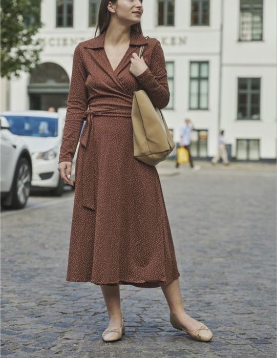 Сукня , плаття на запах Uniqlo