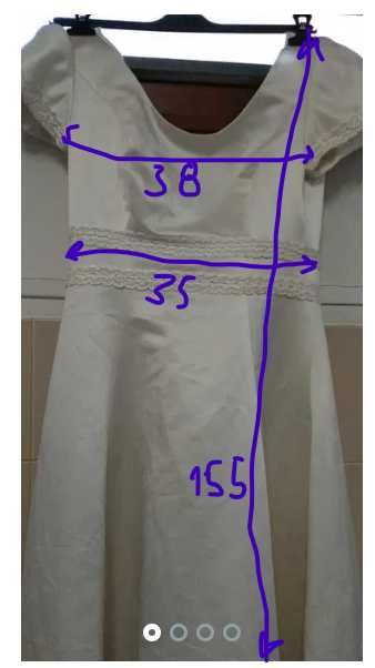 Vestido de Noiva (cor pérola)