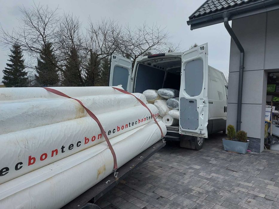 Geowłóknina POLIPROPYLEN do 6m  drogowa  NAJSILNIEJSZA, włóknina, mata