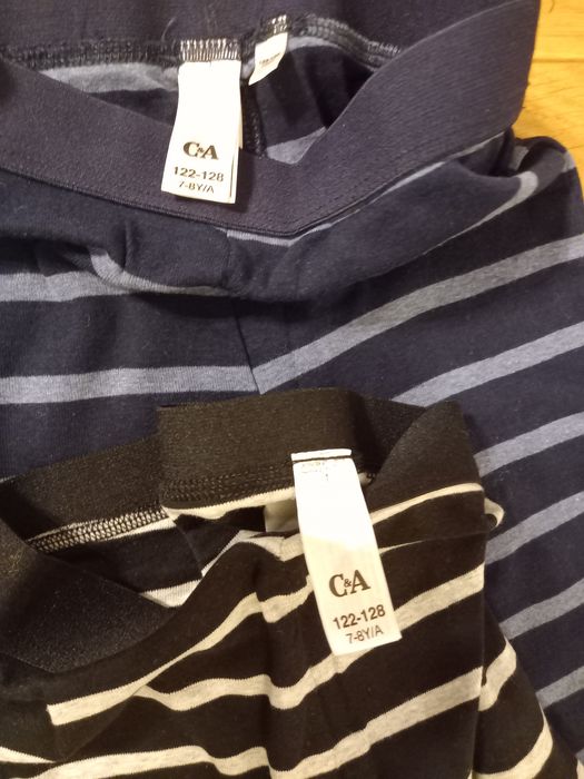 Leginsy bawełniane 6 szt. C&A 122-128