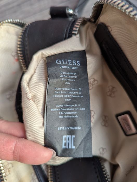 Guess Sawyer VY695912 torebka crossbody czarna