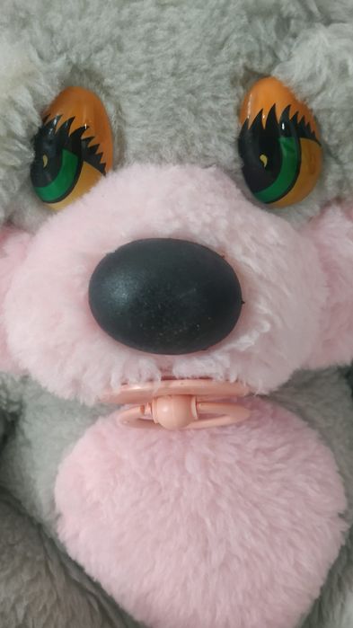 Myszka ze smoczkiem pluszowa