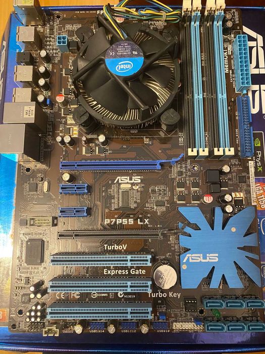 Motherboard Asus com CPU i5 3.5 GHz e RAM DDR3 12GB 1333 MHz