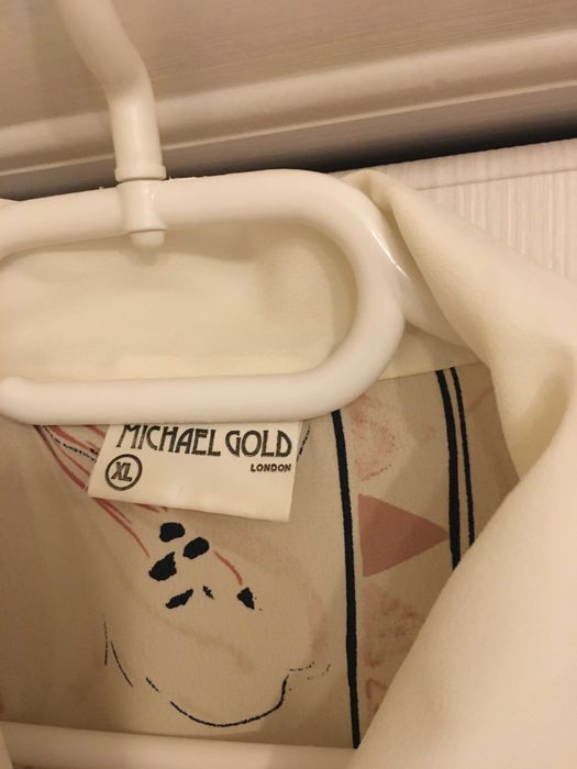 Komplet garsonka koszula i spódnica plisowana Michael Gold 42 XL