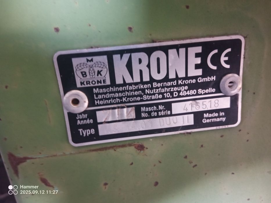 Zgrabiarka Krone Potinger Samasz Niemeyer Kuhn