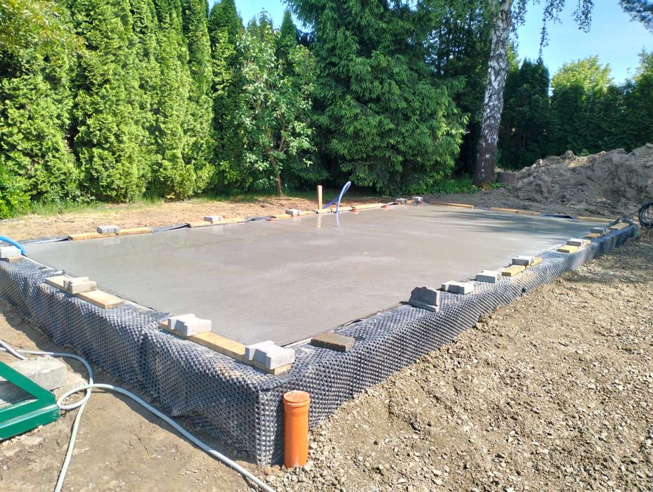 Usługi budowlane fundamenty murowanie mury oporowe piwnice rozbiórki