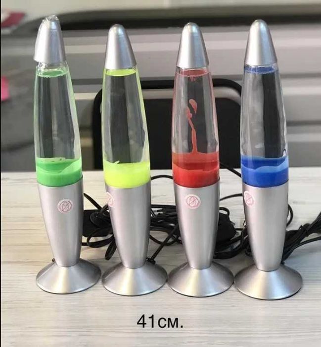 Ночник светильник Лава лампа парафиновая с воском 35 41см Lava Lamp