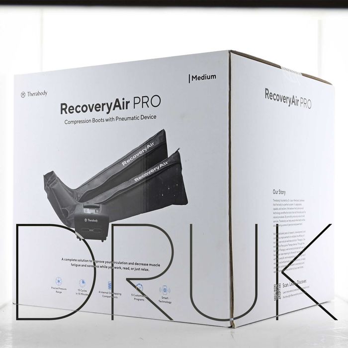 Новий лімфодренажний апарат пресотерапії Therabody RecoveryAir PRO Medium (США) компресійні чоботи. Є і Small в моїх оголошеннях.
