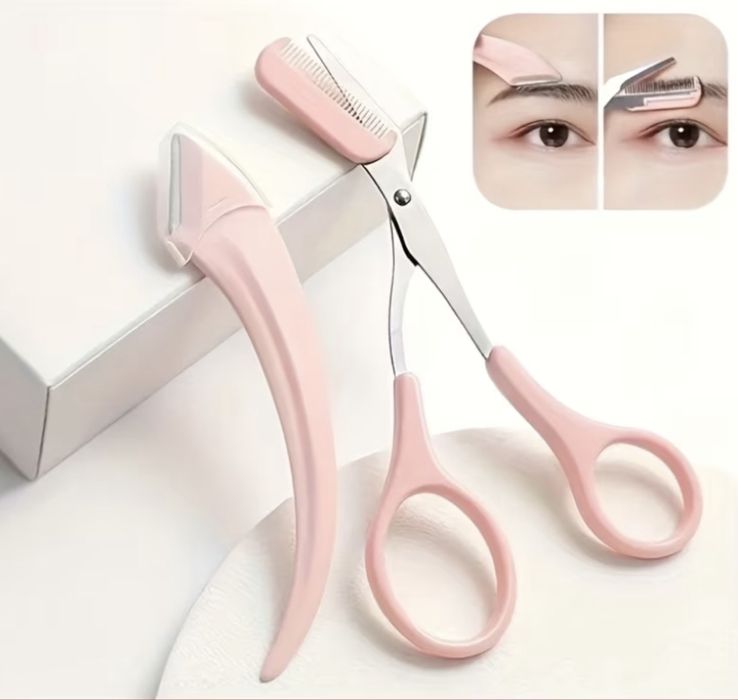 Набір для брів в гламурному ніжно рожевому кольорі !