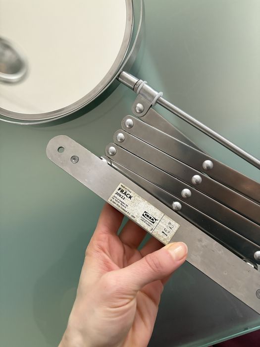 Lusterko ścienne, IKEA FRÄCK, stal nierdzewna