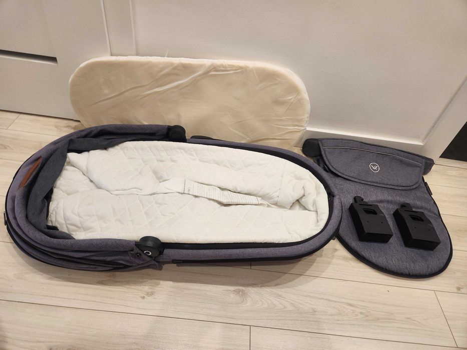 Wózek Muuvo Quick 2.0 Graphite spacerowy + gondola + akcesoria +gratis