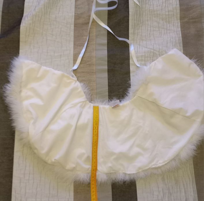 Горжетка накидка из лебяжего пуха