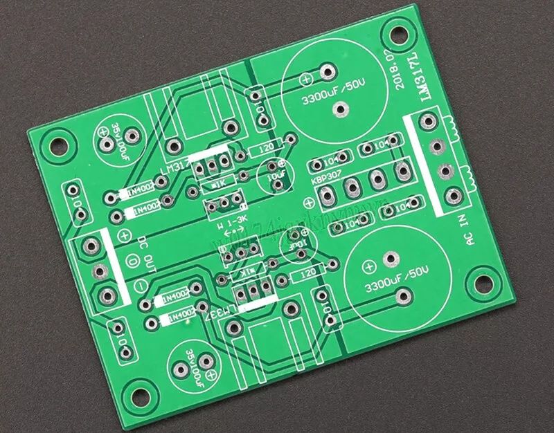 Płytka drukowana regulatora napięcia LM317 LM337 ±1,5V ~ 35V 5sztuk