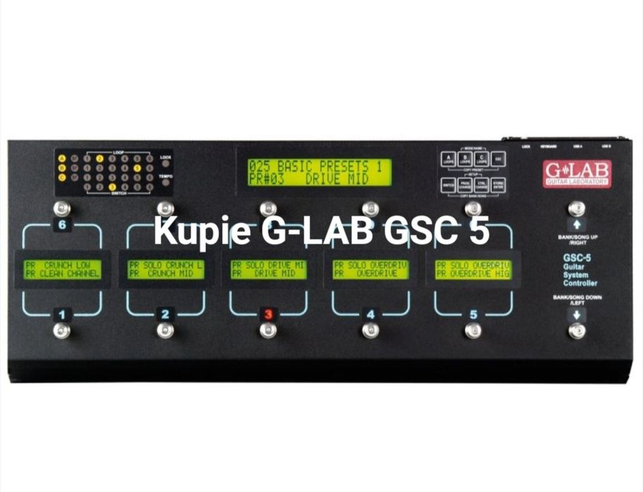 Sterownik G-LAB GSC 5 gitara elektryczna