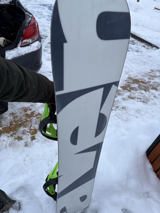 Deska snowboard raven + wiazania+pokrowiec