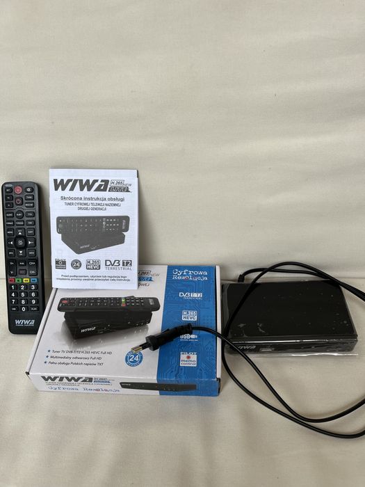 Tuner telewizji naziemnej wiwa H.265