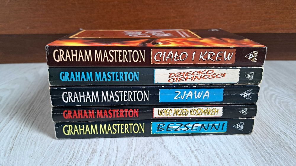 5x Masterton Uciec przed koszmarem Bezsenni  Dziecko ciemności  Zjawa
