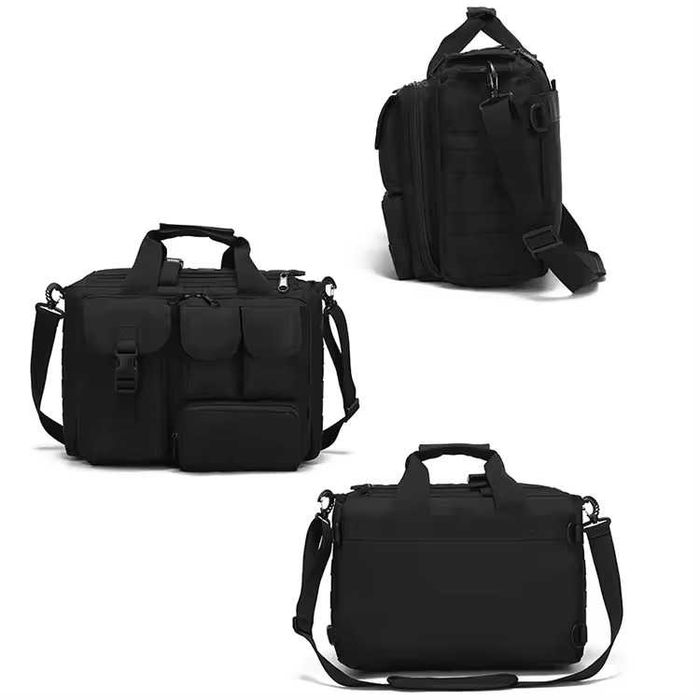 Велика дорожня тактична сумка для документів і ноутбука 15.6 KT6003602