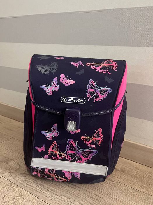 Рюкзак herlitz, розовый в хорошем состоянии