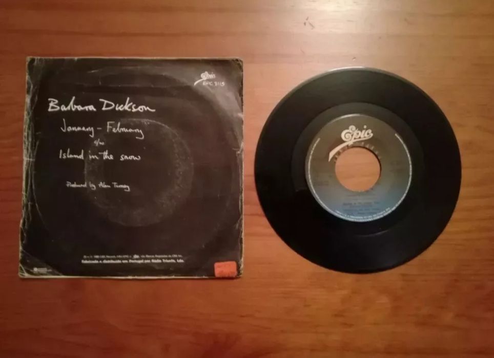 Barbara Dickson - January February PT 1980 Disco VINIL Single 7" 45