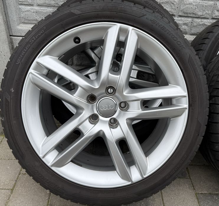 Oryginalne felgi Audi S6 A6 A7 Q5 C7 5x112 ET45 8.5J 255/40R19 lato