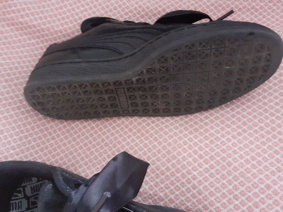 Sneakersy Puma basket buty półbuty czarne 39 snikersy