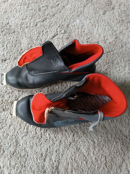 Narty biegowe 190, buty 43 i kijki -zestaw