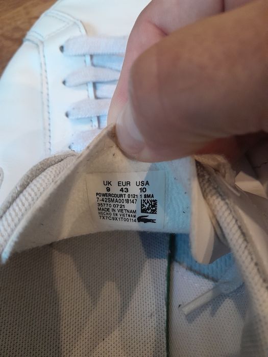 Oryginalne adidasy Lacoste