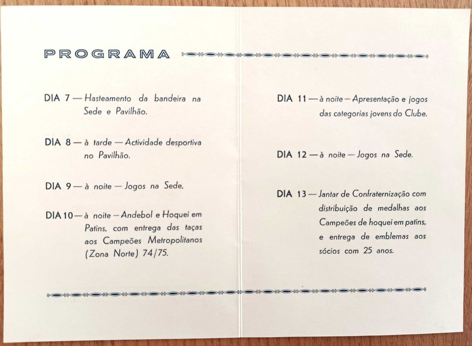 Hóquei em patins - Comemorações 39º aniversário Clube Infante de Sagres 13.12.1975
