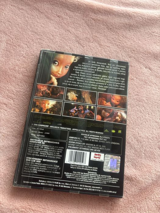 Bajka/ film fabularny na dvd Artur i Minimki