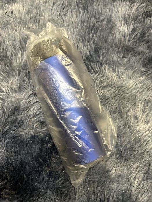 Термокружка нова синя з чорною кришкою