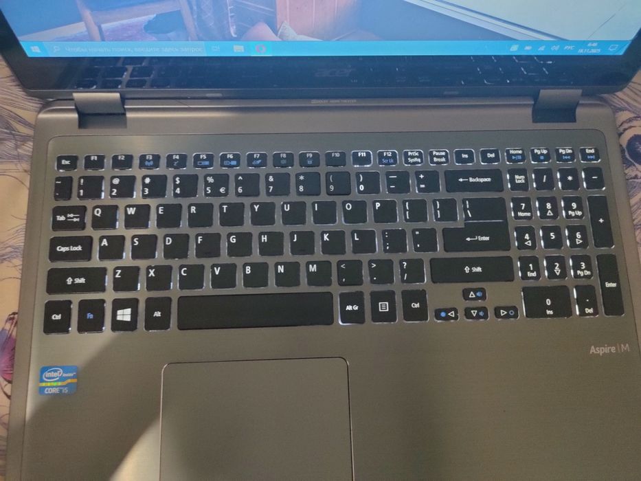 Ноутбук Acer Aspire m5 АКБ 100%. SSD 128gb. 6gb ОЗУ