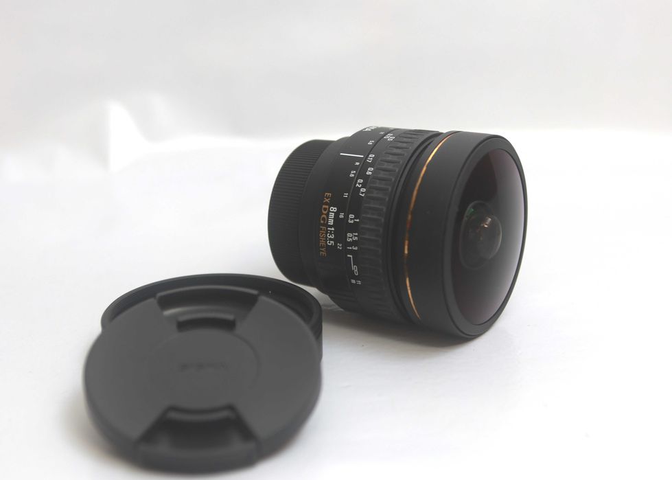 Lente Sigma 8mm Fisheye para Nikon em muito bom estado