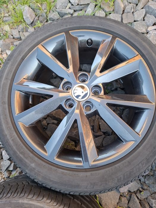 Диски 5×100 шкода фабія 3 з літньою резиною r16