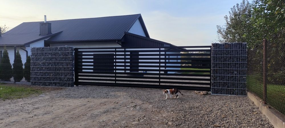 Brama przesuwna ocynk +RAL