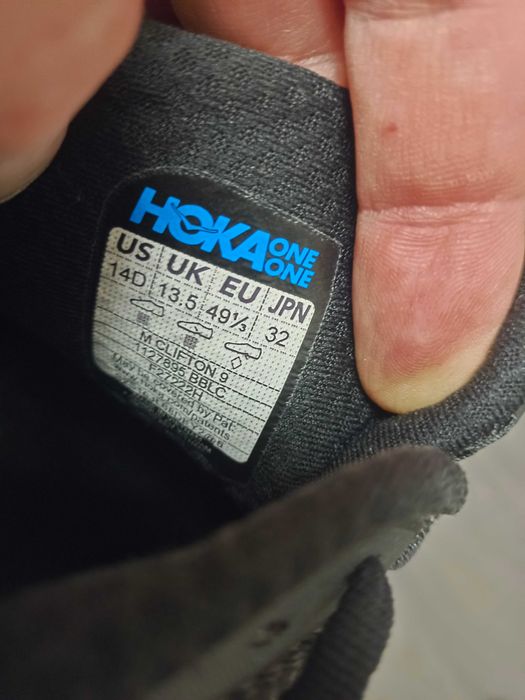 Hoka р.49 стельки-31,5см по факту 32см по бирке кроссовки
