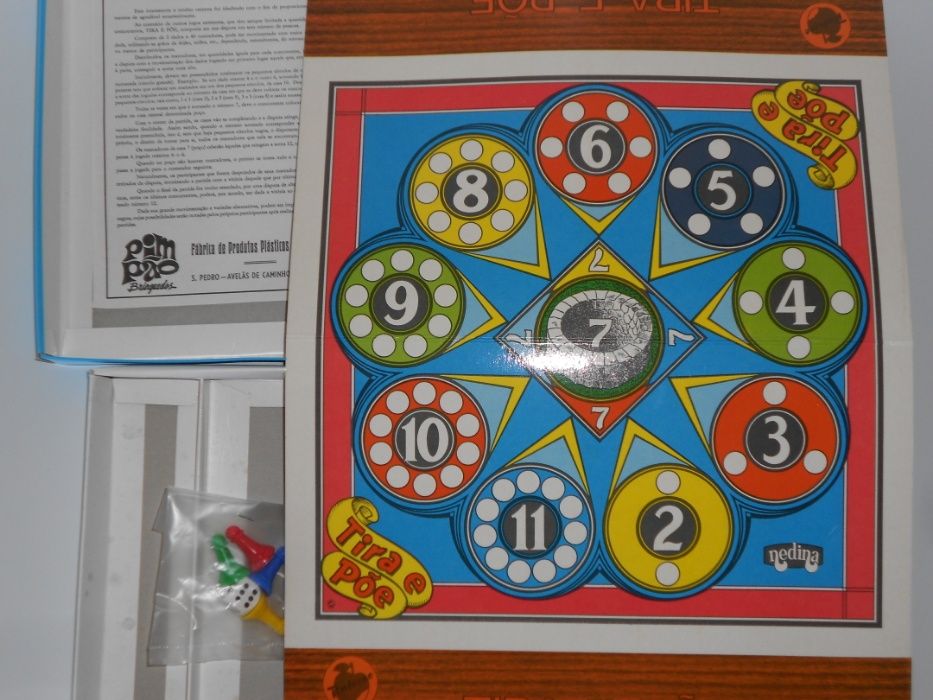 Antigos jogos tabuleiro Nedina made in Portugal