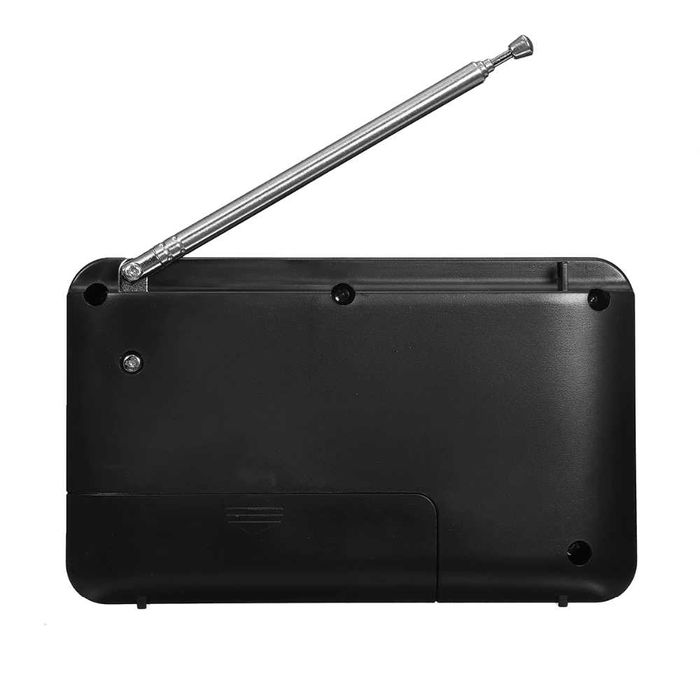 Radio NOVO FM AM leitor mp3 USB coluna portátil gravador MICROSD