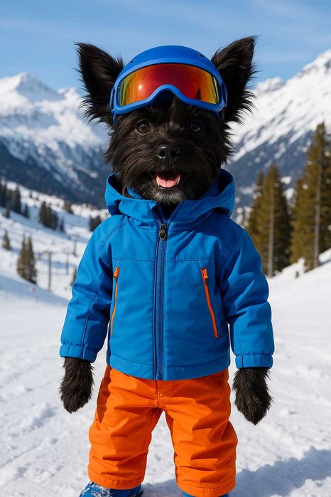 Чорний йорк шукає дівчину. В'язка.