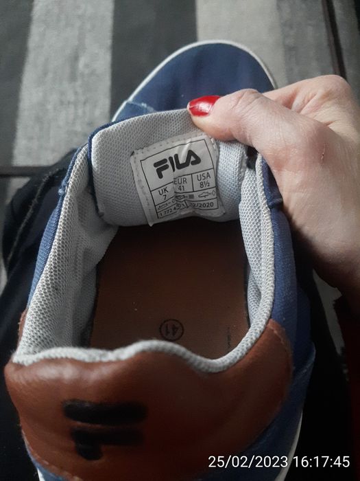 Fils buty trampki czarne