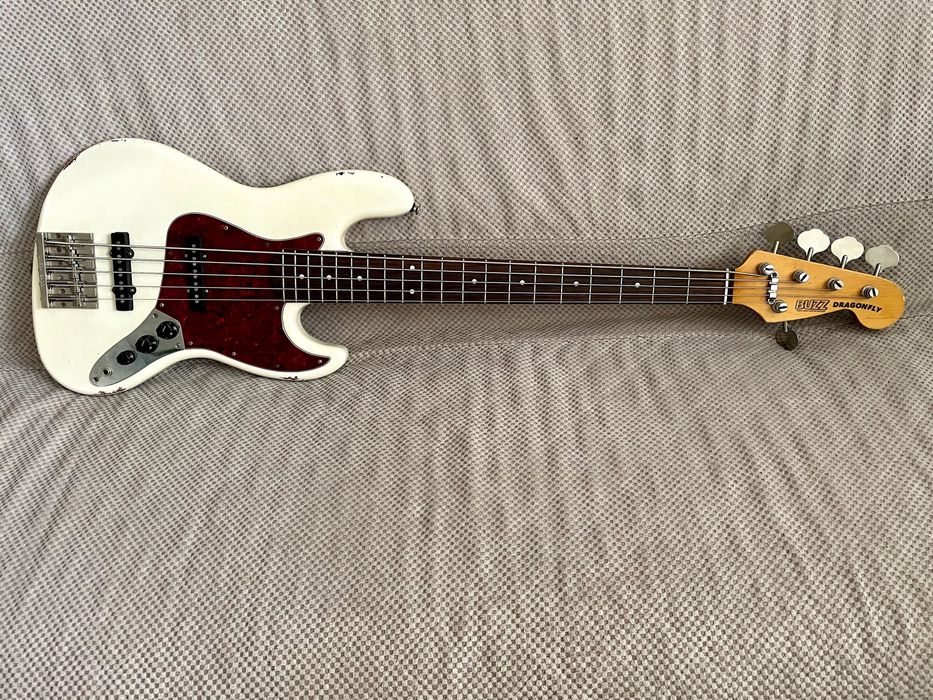 BUZZ DRAGONFLY Jazz Bass 5 strun strings jak Fender