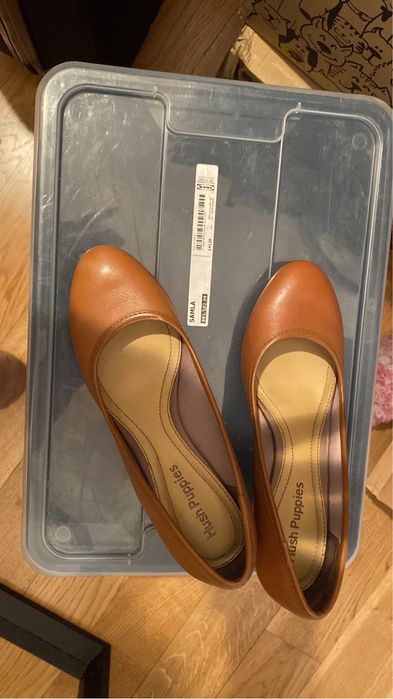 Idealne na wiosne Skorzane Buty na slupku - mega wygodne