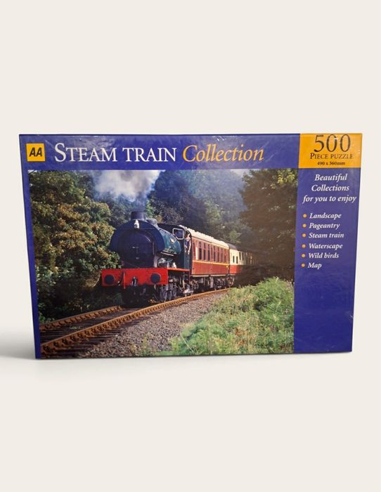 Якісний вінтажний пазл AA Steam Train Collection 49×36 см 500 деталей