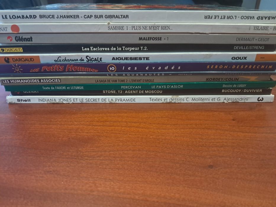 Lote de 9  Banda Desenhadas em Francês