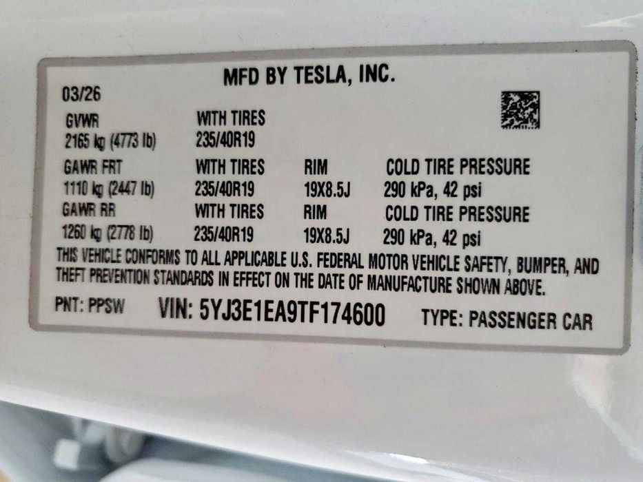 2026 Tesla Model 3