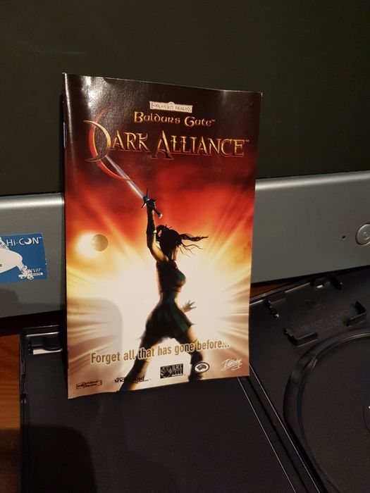 Jogo PS2 Baldur's Gate - Dark Alliance - Sem CD !