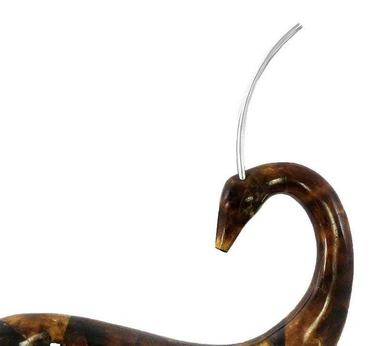Escultura Gazela em Concha