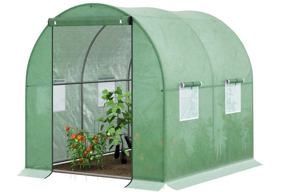 Nowy TUNEL FOLIOWY OGRODOWY szklarnia do ogrodu 2x2 4m2