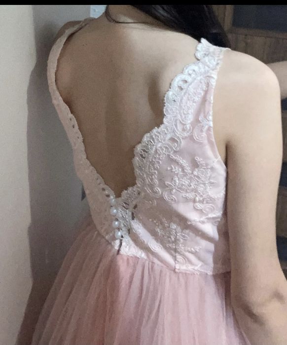 Suknia balowa długa tiulowa